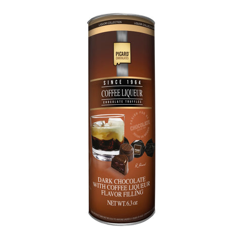Dark chocolate with artificially irish cream flavored filling